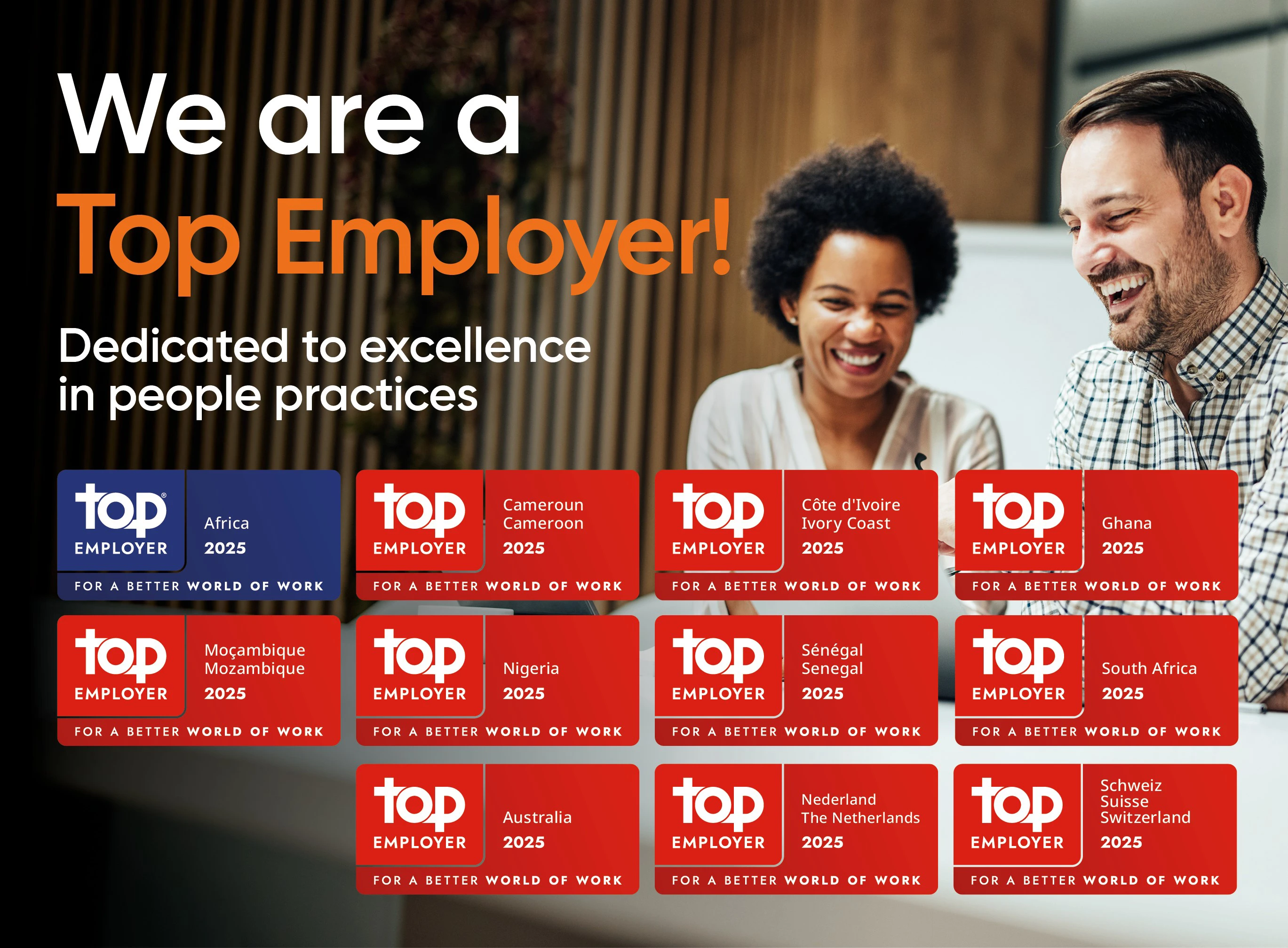 A Recognised Top Employer